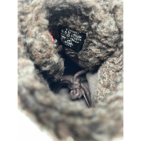 $129 LL Bean Mountain Lodge Fleece Collar Insulated Boot Women's 6.5 Waterproof - Picture 6 of 9